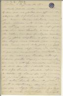 Carta de Teófilo Braga para Maria do Carmo Xavier de Barros Leite