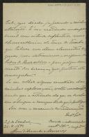 Carta de José de Azevedo e Meneses a Teófilo Braga