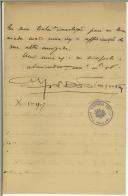 Carta de Alfredo Pimenta para Teófilo Braga