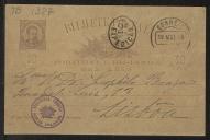 Bilhete-postal de Fernando Leal a Teófilo Braga