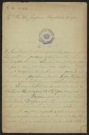 Carta de Tomás Joaquim Frausto a Teófilo Braga