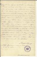 Carta de Teófilo Braga para Maria do Carmo Xavier de Barros Leite