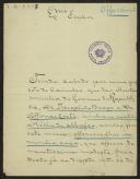 Carta de Luis de Vasconcelos Cruz Sobral a Teófilo Braga