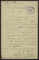 Carta de Jorge G. de Castro a Teófilo Braga