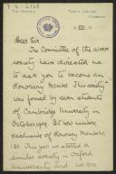 Carta de C. Bradlaugh Bonner a Teófilo Braga
