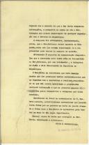 Cópia de ofício de H. Gabriel da Silva para o Ministro dos Negócios Estrangeiros