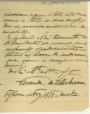 Carta do Visconde de Vilamoura