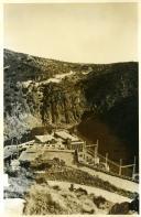 Fotografia das obras de construção da Barragem de Miranda