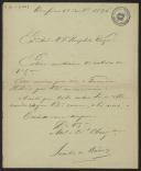 Carta de Sanches de Baena a Teófilo Braga