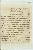 Cópia de carta de Manuel Teixeira Gomes 