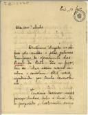 Carta de Fran Paxeco para Teófilo Braga