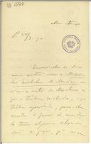 Carta de Joaquim de Vasconcelos para Teófilo Braga
