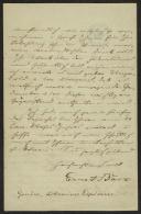 Carta de Ernest Barr a Teófilo Braga