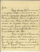 Carta de Alfredo Melo Carvalho para Sidónio Pais