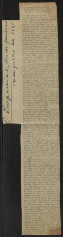 Recorte de imprensa