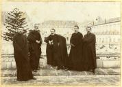 Fotografia de Sidónio Pais na companhia de outros colegas docentes da Universidade de Coimbra