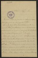 Carta de Padre Manuel Raposos Custódio a Teófilo Braga