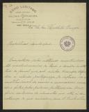Carta de Ivo Josué, do Eco Lusitano, Orgão Oficial da Colónia Portuguesa na Amazónia, a Teófilo Braga