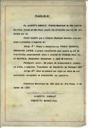 Criação da Praça General Craveiro Lopes