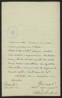 Carta de Abel Andrade a Teófilo Braga