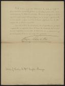Carta de Gaspar Nuñes de Arce a Teófilo Braga