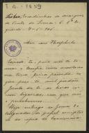 Carta de José de Arriaga a Teófilo Braga