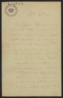 Carta de Francisco Adolfo Coelho a Teófilo Braga