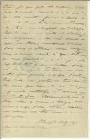 Carta de Teófilo Braga para Maria do Carmo Xavier de Barros Leite