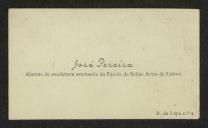 Cartão de visita de José Pereira