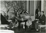 Fotografia de Américo Tomás nas comemorações do 10 de Junho no Palácio de Belém