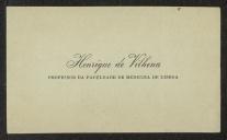 Carta de Henrique de Vilhena a Teófilo Braga