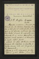 Carta de Bonifacio Muñoz para Teófilo Braga 