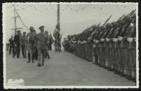 Fotografia de Craveiro Lopes, no Funchal, por ocasião da visita oficial ao arquipélago da Madeira