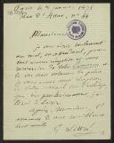 Carta de Émile Littré a Teófilo Braga