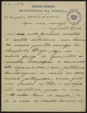 Carta de António Macieira para Magalhães Lima
