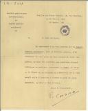 Carta de Émile Corra para Teófilo Braga