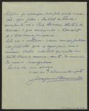Carta de Joaquim Bensaude a Teófilo Braga