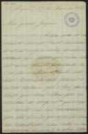 Carta de Maria José da Câmara Braga a Teófilo Braga