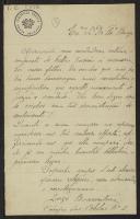 Carta de Jorge Boaventura a Teófilo Braga