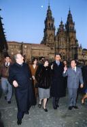 Visita de Aníbal Cavaco Silva a Santiago de Compostela