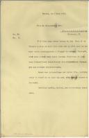 Cópia de ofício de Sidónio Pais para M. Grabenhorst 