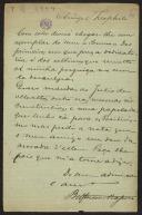 Carta de Bettencourt Raposo a Teófilo Braga