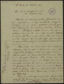 Carta de José Feliciano a Teófilo Braga