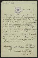 Carta de Aníbal Fernandes Tomás a Teófilo Braga