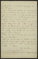 Carta de Francisco de Paula Belfort Duarte a Teófilo Braga