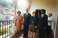Visita do Presidente da República de Cabo Verde António Mascarenhas Monteiro a Portugal