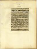 Eleições Presidenciais: seccções de voto em Nova Lisboa