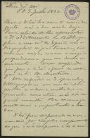 Carta de José Afonso Botelho Andrade a Teófilo Braga