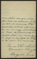 Carta de Margarida Lima a Teófilo Braga