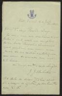 Carta de J. J. Aubertin a Teófilo Braga